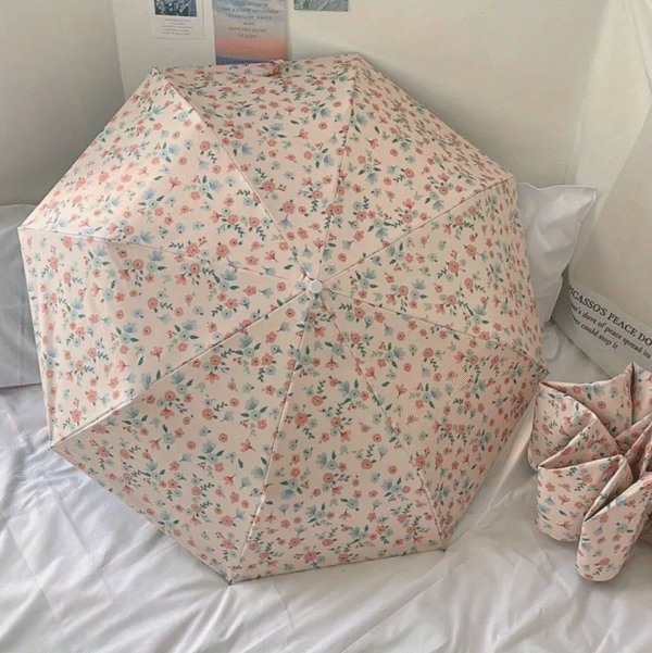 Screenshot 2025-10-30 at 14.08.29 Floral Compact Automatic Folding Travel Umbrella