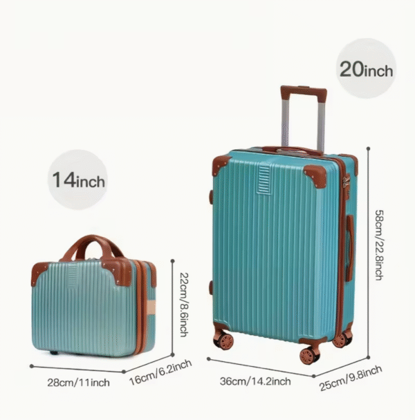 Screenshot 2025-10-30 at 18.15.30 Mint 14 Inch and 20 Inch Vintage Travel Suitcase Set