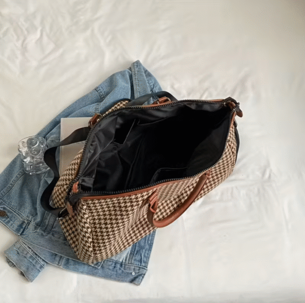 Screenshot 2025-10-31 at 19.07.54 Large Capacity Houndstooth Travel Sports Bag