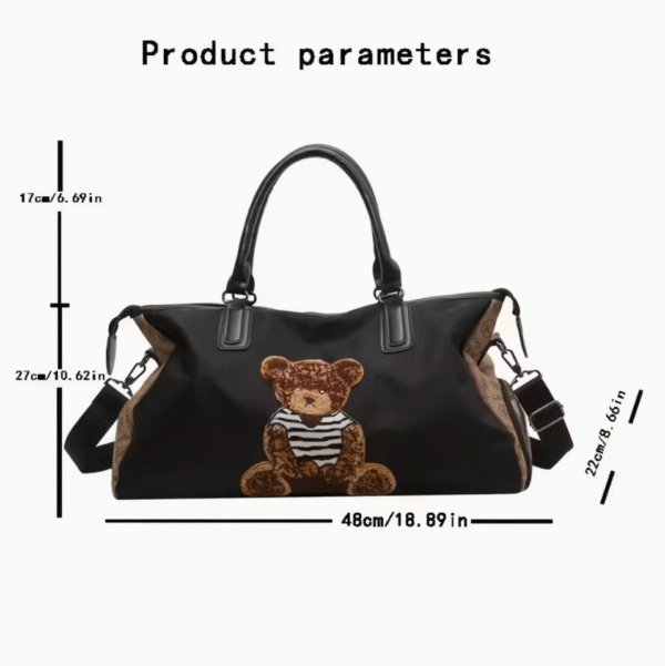 Screenshot 2025-10-31 at 19.19.36 Large Capacity Oxford Travel Duffle Bag with Teddy Bear Design
