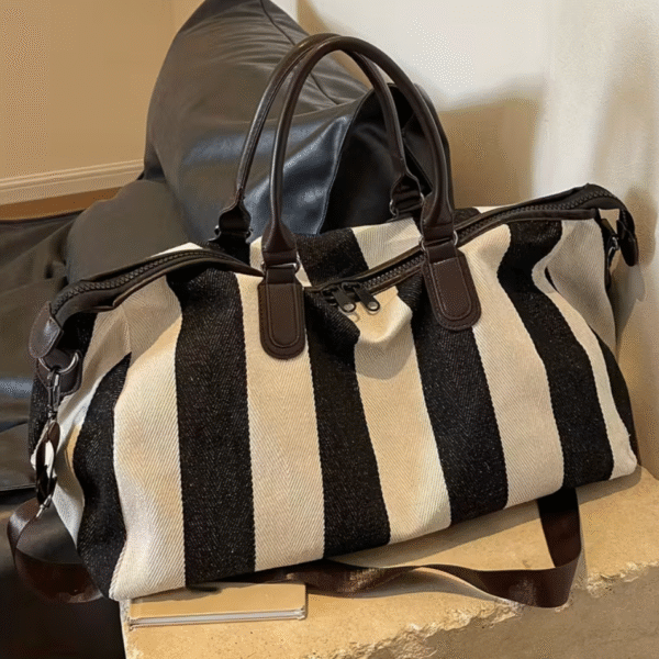 Screenshot 2025-10-31 at 19.27.29 Zebra Casual Vertical Stripe Travel Bag