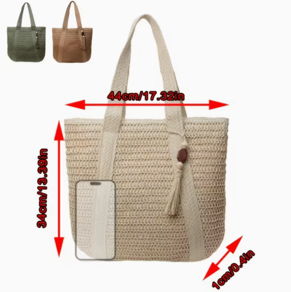 Screenshot 2025-11-04 at 10.11.10 Perfect Lily Woven Tote Bag in White